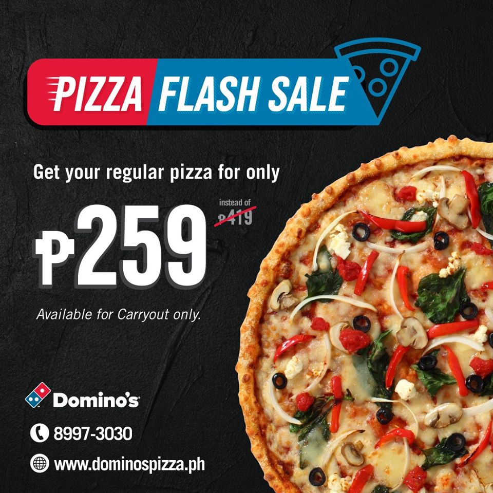 Manila Shopper Domino�s Pizza Flash SALE Aug 1416 2020