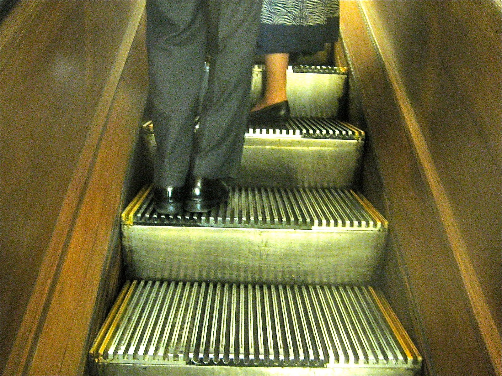 Escalator Step Chain: Watch Those Escalator Steps