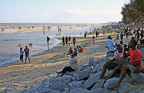Beach in Maputo 