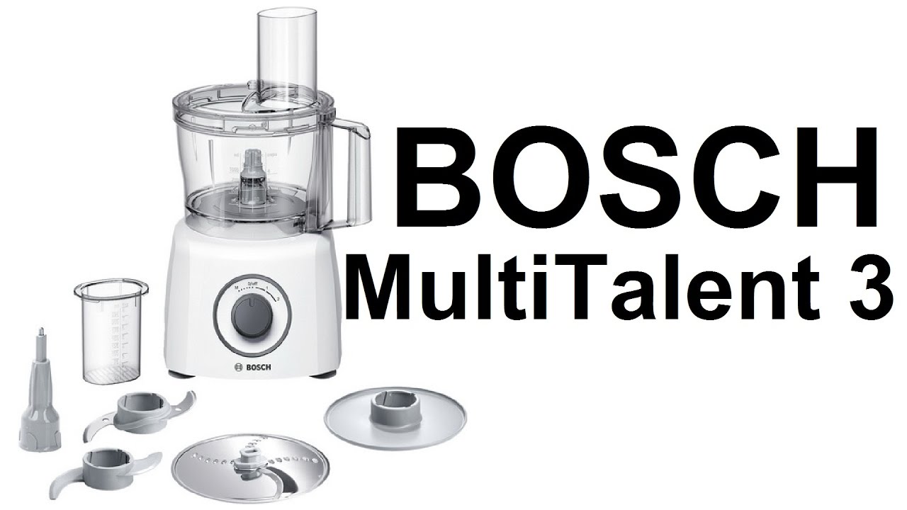 BOSCH MultiTalent - Food Processor - DeelishRecipes.com Cooking Baking