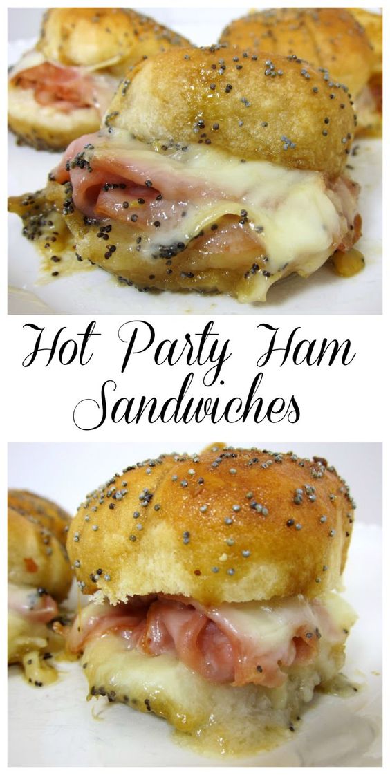 HOT PARTY HAM SANDWICHES - FOOTBALL FRIDAY - Delicious Family Recipes