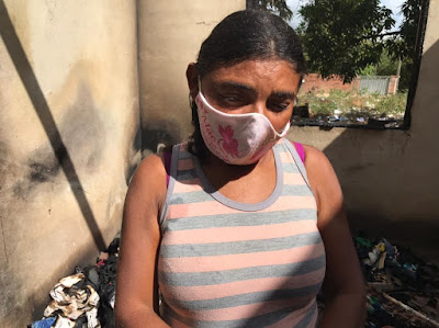 Incêndio destrói casa e objetos de família em Parnamirim