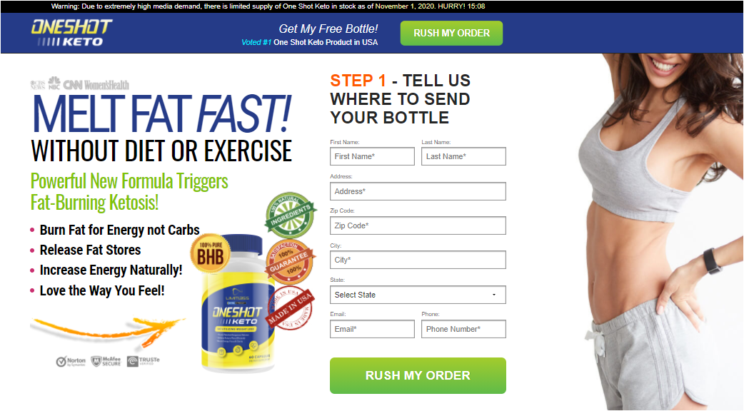 One Shot Keto Canada - Diet Reviews, Warning, Weight Loss, Price & Buy?