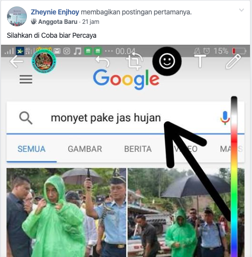 Di cukur monyet Diiringi Lagu