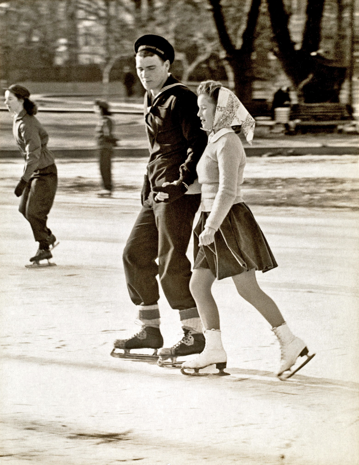 History in Photos Ice Skating
