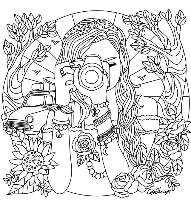 Printable Coloring Pages Girls ~ Coloring Print