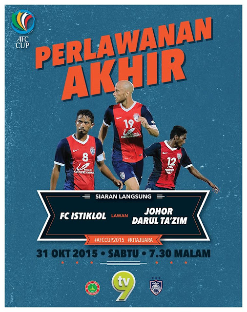 Final Piala AFC Johor Vs Istiklol 2015 Online