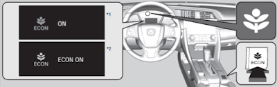 Honda Civic Elegance ve Executive Modellerde LPG Mode ve ECON Mode Kullanımı