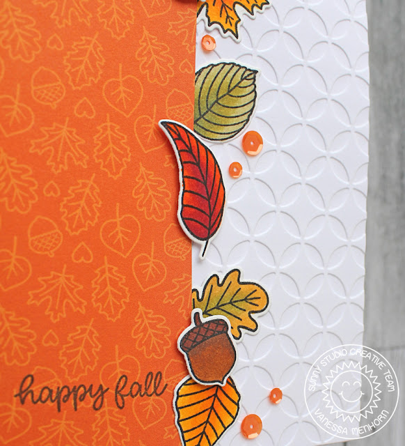 Sunny Studio Stamps: Woodsy Autumn Beautiful Autumn Elegant Leaves Fall Themed Card by Vanessa Menhorn Sunny Studio Stamps: Woodsy Autumn Beautiful Autumn Elegant Leaves Fall Themed Card by Vanessa Menhorn
