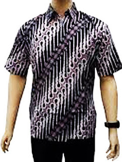 Kemeja batik pria lengan pendek motif parang Kemeja batik pria lengan pendek motif parang