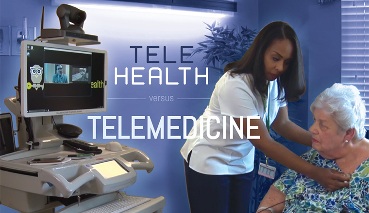 TeleHealth vs Telemedicine #infographic