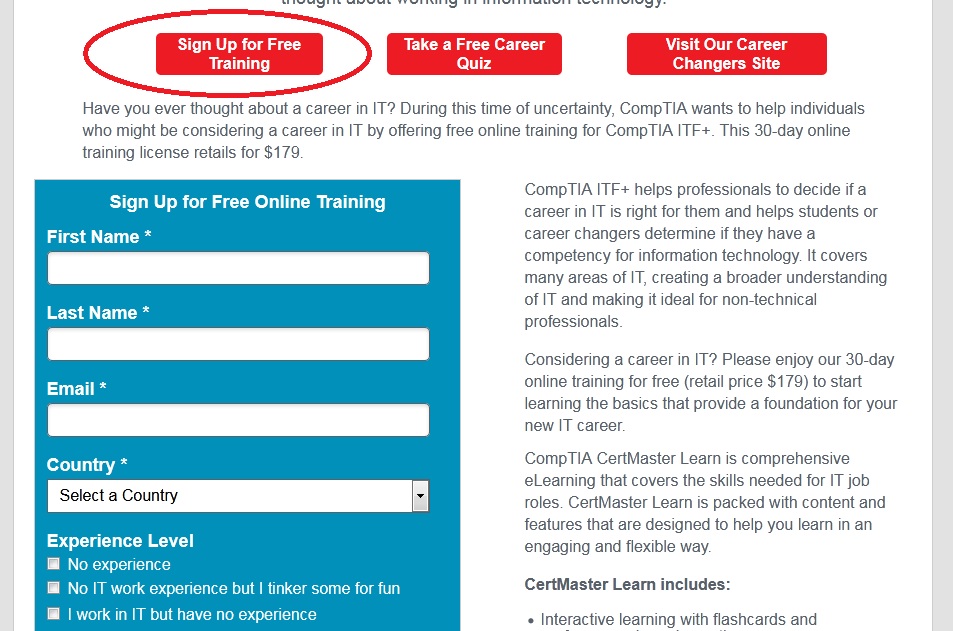 Comptia master cert image