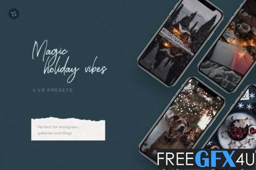 4 Moody Christmas Presets Pack 4 Moody Christmas Presets