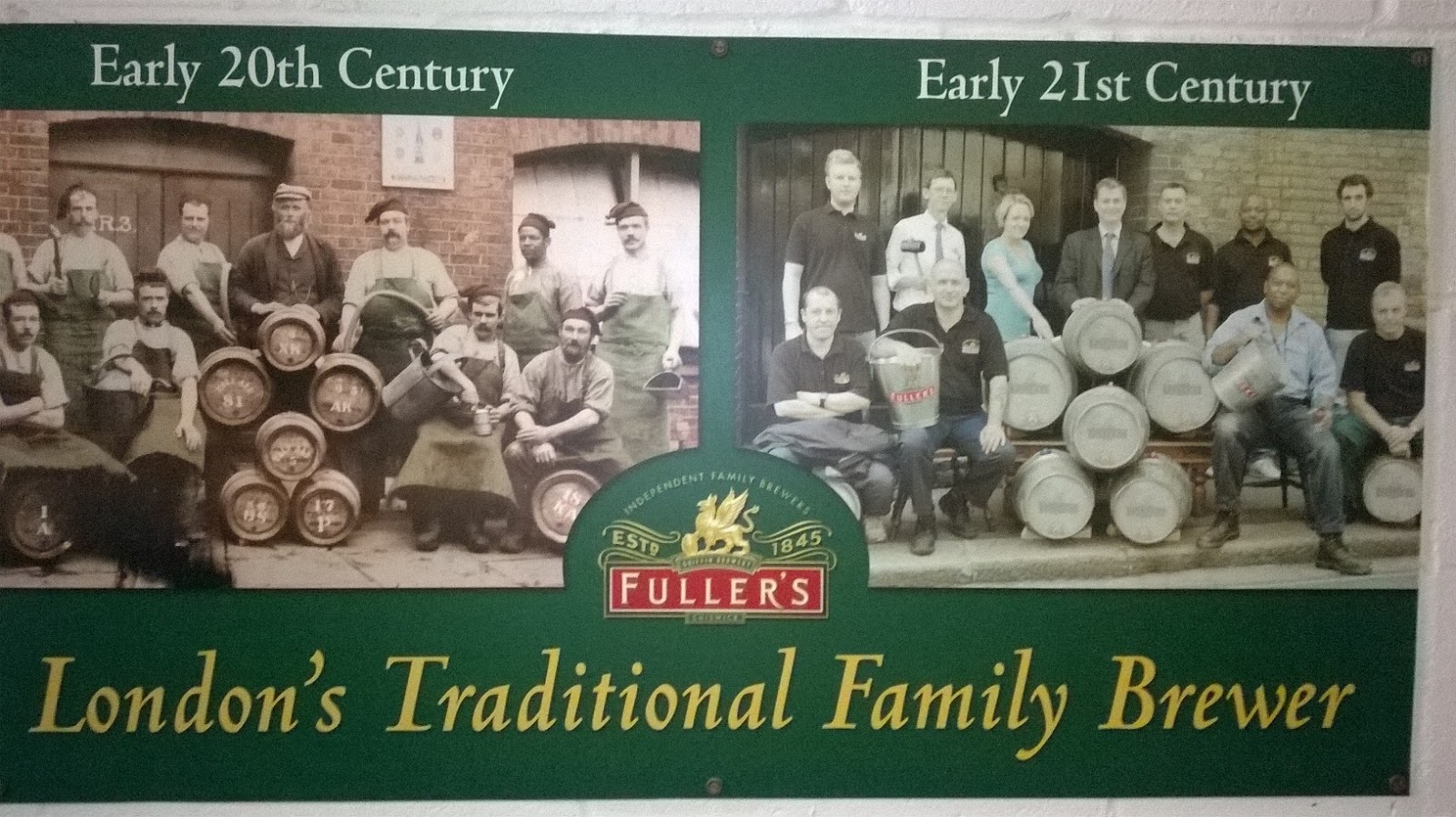 'Day Off' Days Out Fullers Brewery Tour Vinspire