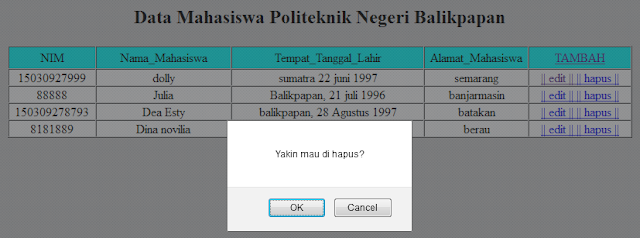 Cara Membuat Perintah Insert, Update, Delete Dengan Mysql ~ Apapun ...