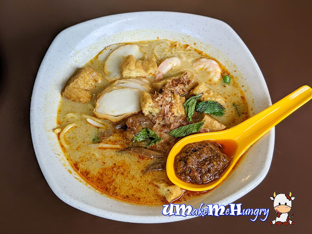 Seafood White Curry Noodle 海鲜白咖喱面