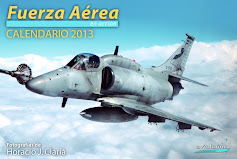 Calendario 2013, "Fuerza Aérea en acción", del fotógrafo y amigo Horacio Clariá