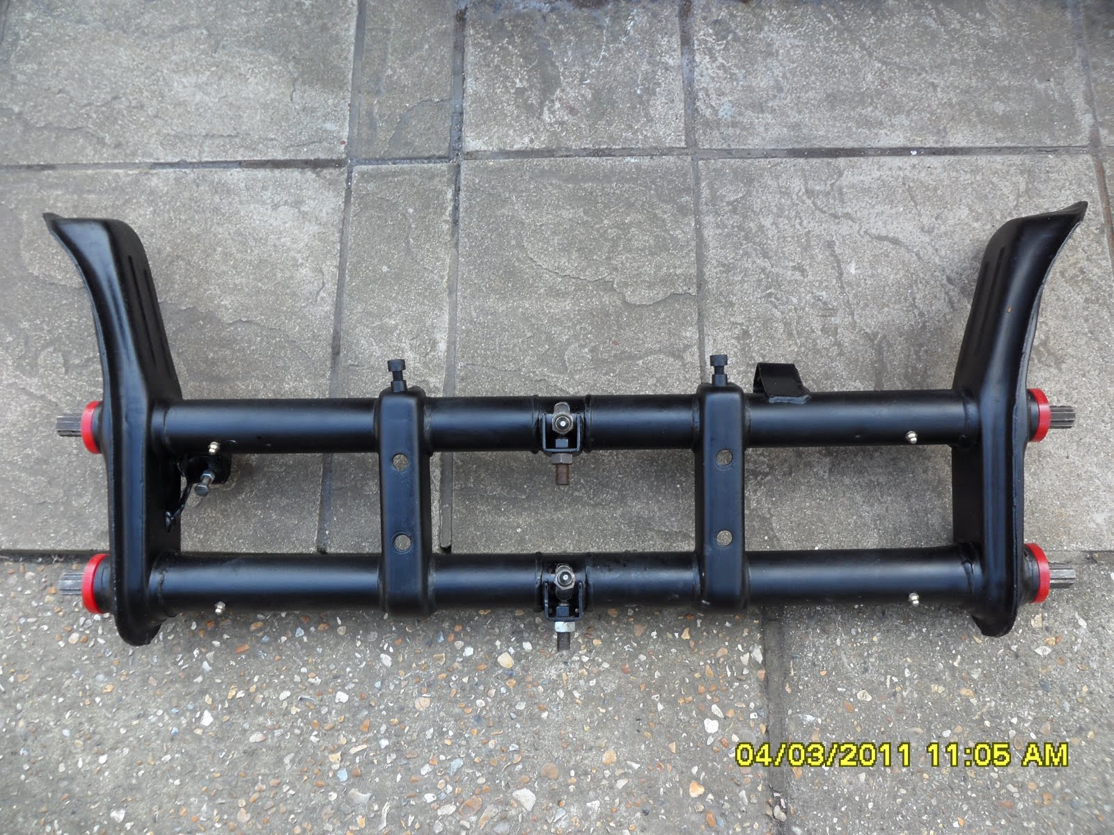 Martins SWB Rat restoration Building up a VW Front Beam