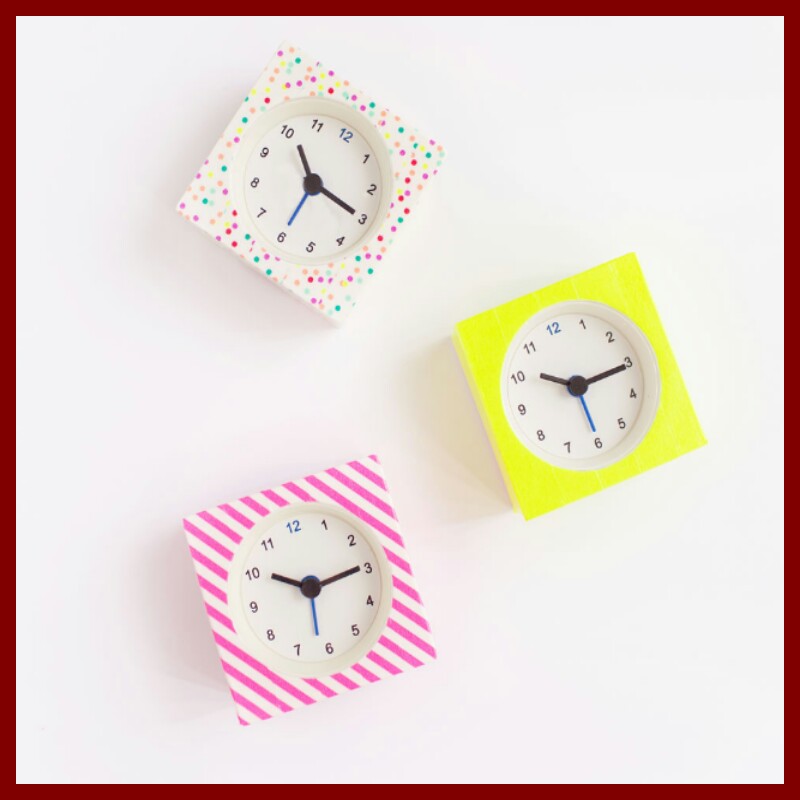 DIY And Household Tips Beautify Dollar Tree Small Alarm Clocks Using