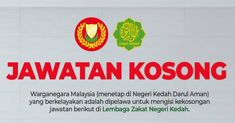Jawatan Kosong Lembaga Zakat Negeri Kedah LZNK JOBCARI.COM JAWATAN