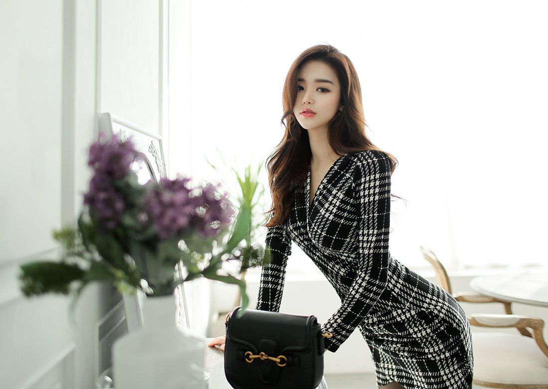 Korean Fashion Model - Park Da Hyun - Indoor Photoshoot Collection - TruePic.net - Picture 48