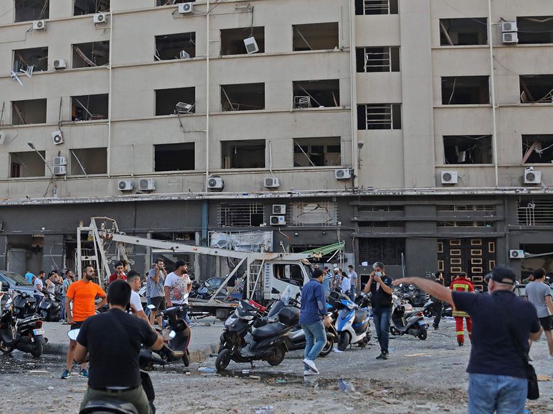 بالصور ... آثار انفجار بيروت