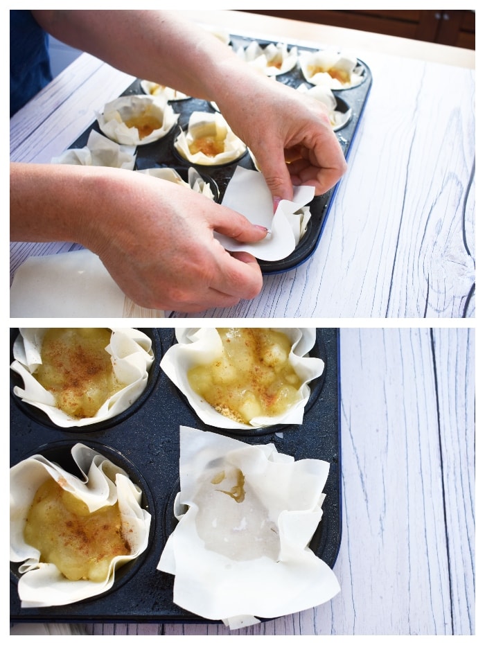 Easy Caramel Banana Filo Hand Pies with Phyllo Pastry Tinned Tomatoes