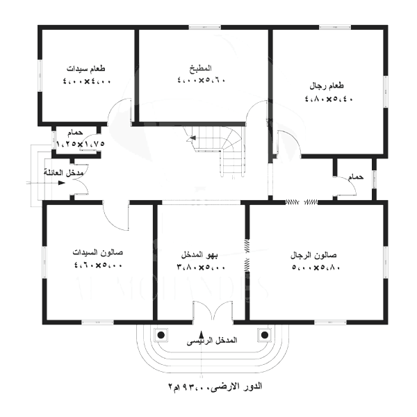 مخطط دور ارضي