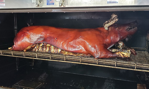 Whole hog bbq at the 2019 Praise The Lard BBQ Contest