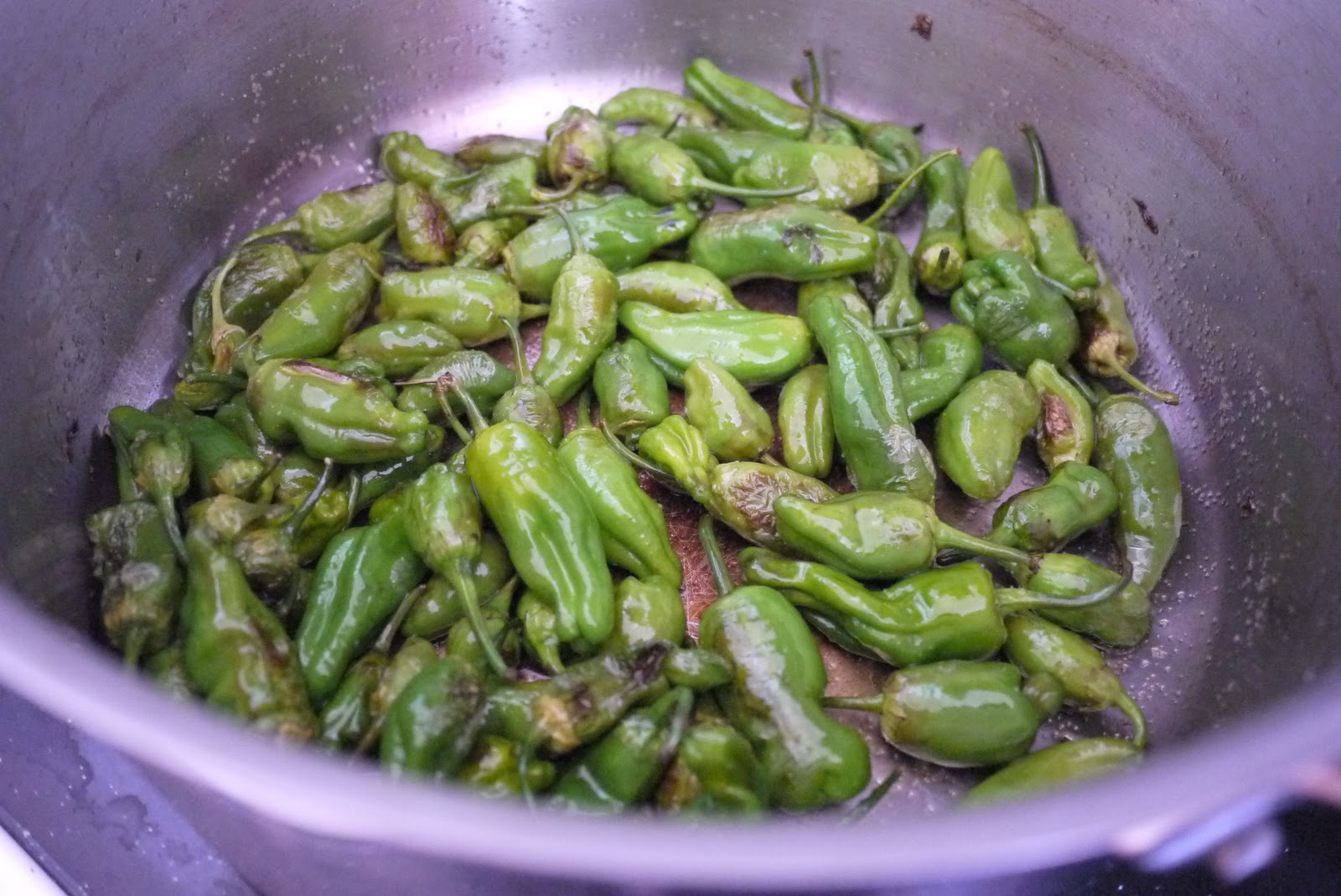Indian and Eclectic Cooking Padron Peppers