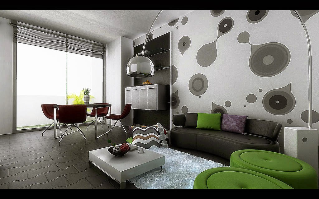 Tren Gaya 41 Wallpaper Rumah Minimalis Modern Motif Minimalis