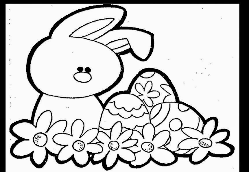 easter bunny coloring pages color by numbers - photo #34