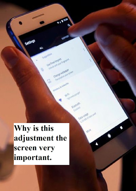 Why is this adjustment the screen very important? Why is this adjustment the screen very important?