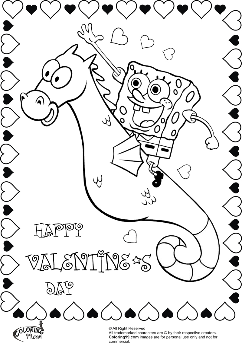 Spongebob Valentine Coloring Pages Brengosfilmitali Spongebob Valentine Coloring Pages Brengosfilmitali