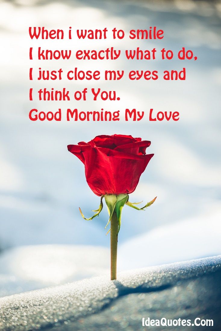 good morning sms with love