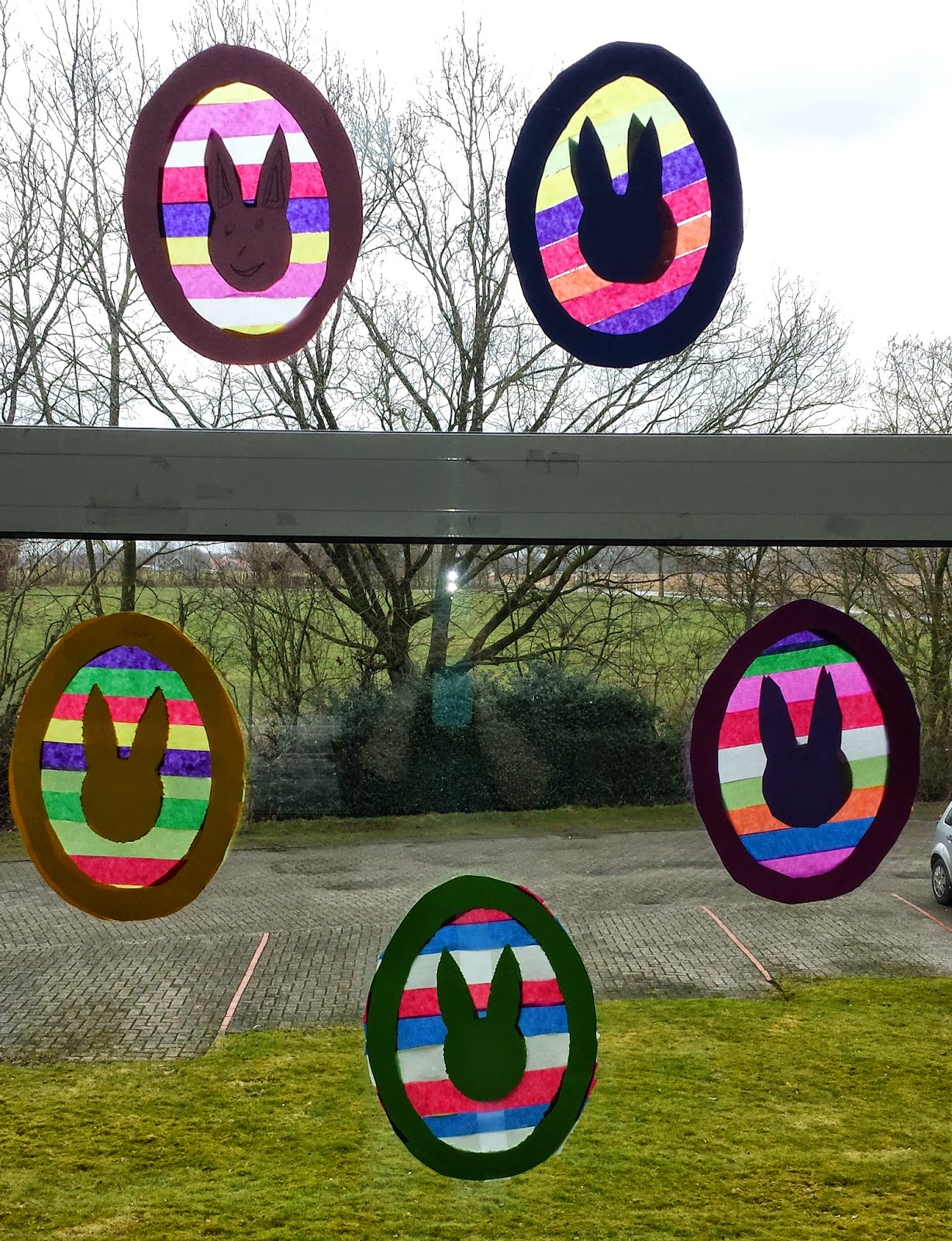 Klasse(n)Ideen: Oster-Fensterbilder