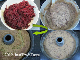 Resep Cake Bit (Beetroot)