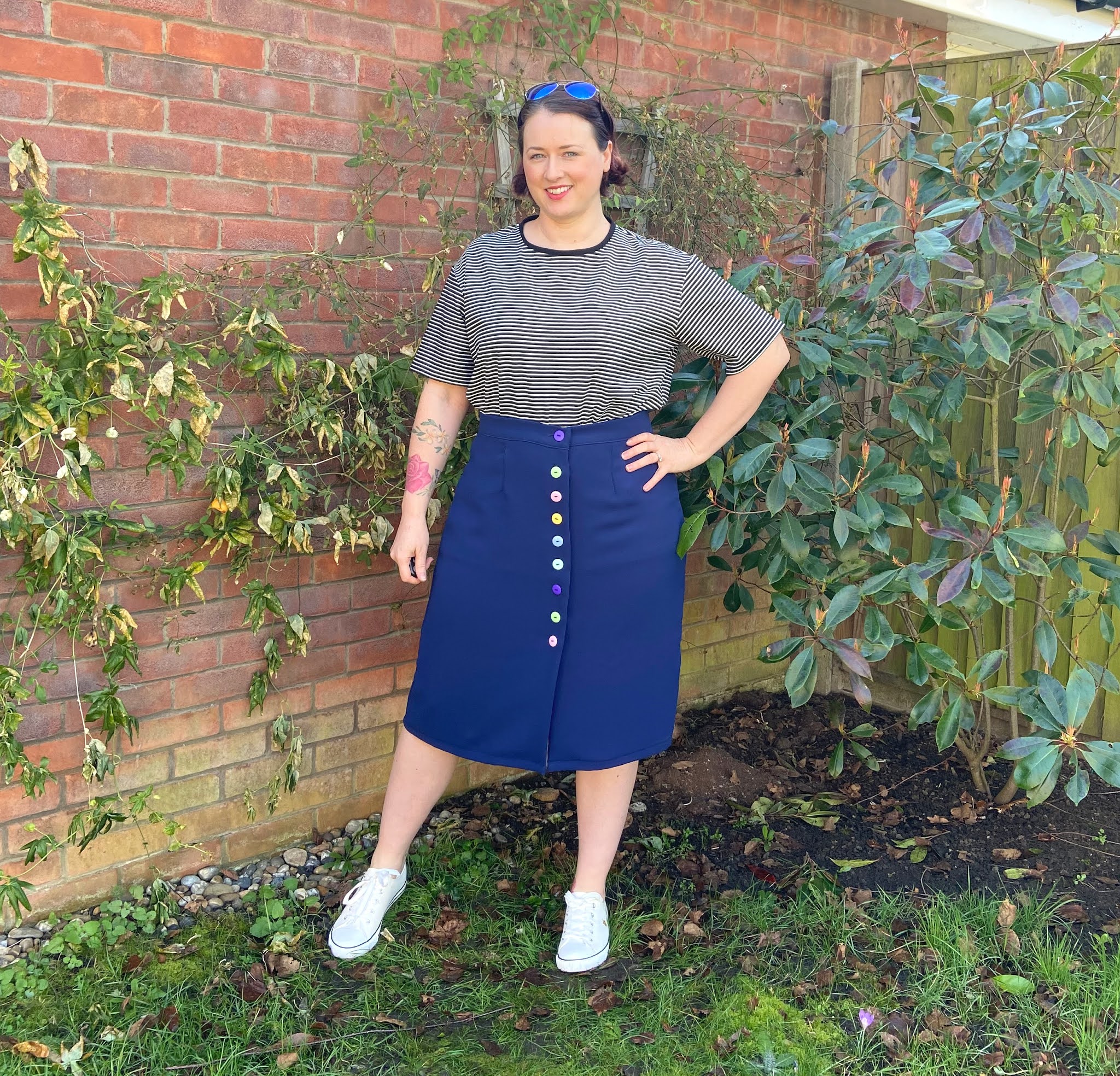 Crafty Clyde Nina Lee Kew Skirt Extended Size Range
