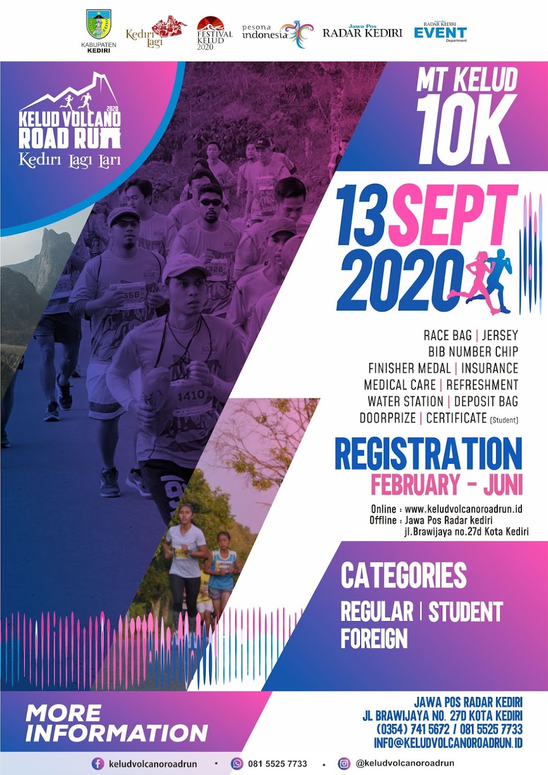 Kelud Volcano Road Run โข 2020 Kelud Volcano Road Run โข 2020