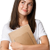 Thinking Girl College Student Transparent Image