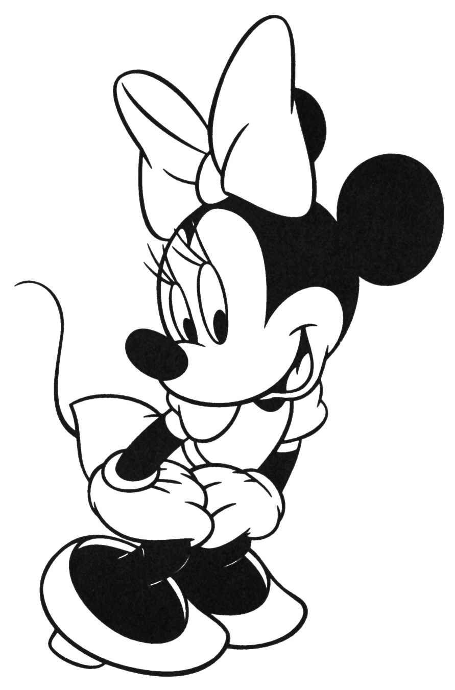 Pintar Y Colorear A Minnie Mouse Colorear Y Pintar Dibujos