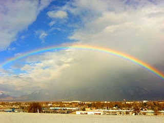 Rainbow over Wasatch Front
