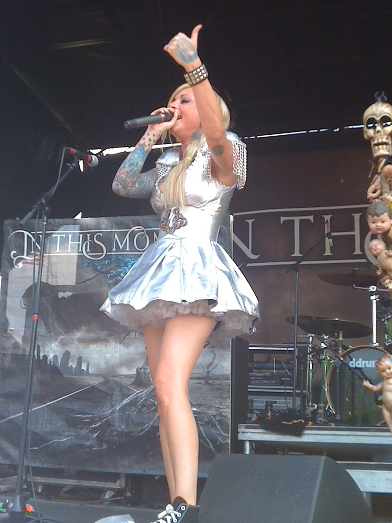 Sexy Singers Of Rock, Punk and Pop Maria Brink In This Moment sexy