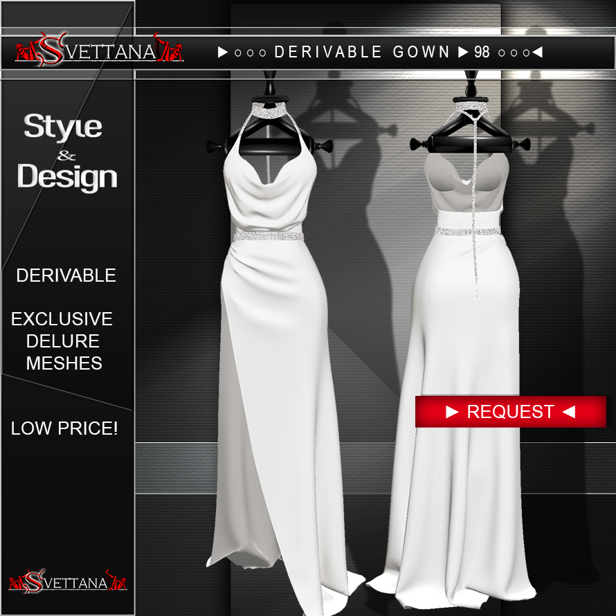 DERIVABLE GOWN 98 - SVETTANA SHOP