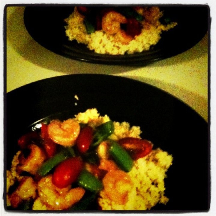 THOSE DARN ECKERSONS Recipe Lemony Shrimp with Couscous