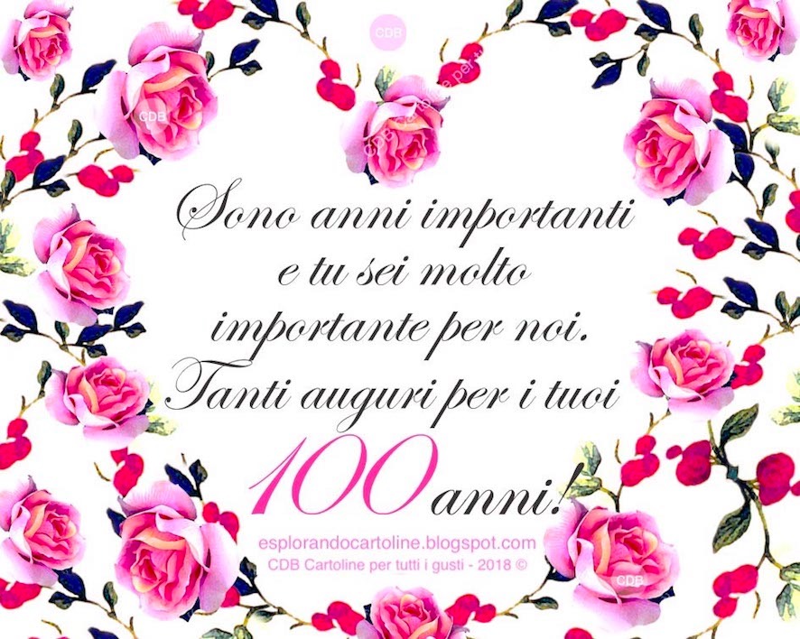 Poesia Per 100 Anni Di Vita Esplorando Cartoline CDB: Cartolina 🌸🌸🌸 BUON COMPLEANNO per i tuoi 80