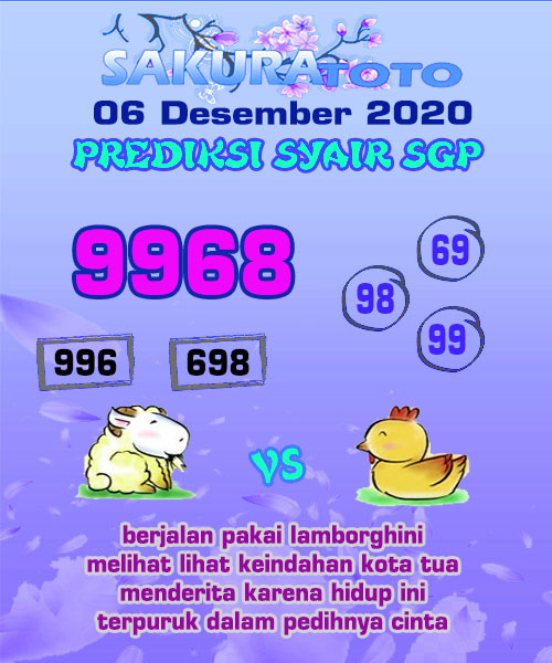 Sgp Hari Ini 2020 Data Nomer Sgp