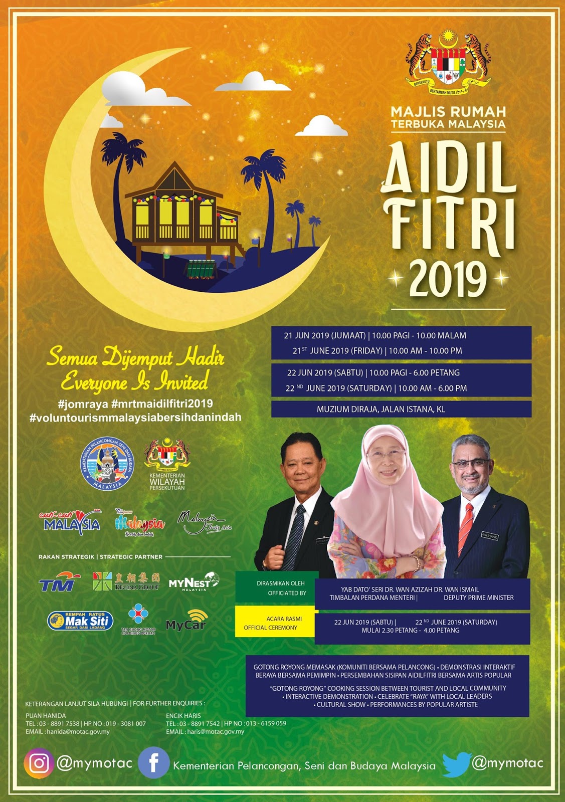 Senarai Lokasi Rumah Terbuka Hari Raya Yang Boleh Pergi Sekejung Com