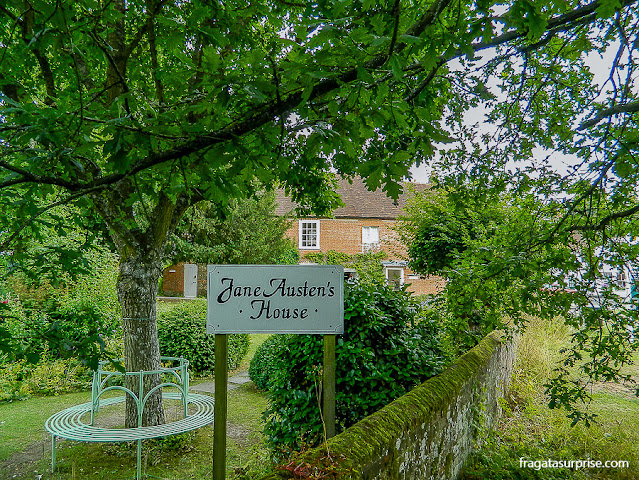Jardim da casa de Jane Austen