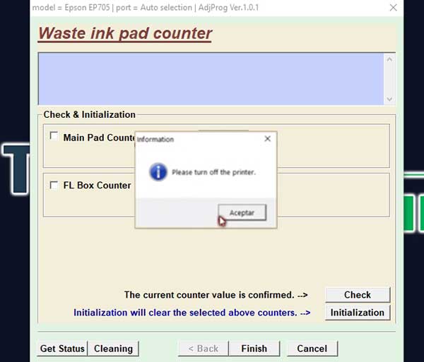 restaurar almohadillas epson modelo EP803A restaurar almohadillas epson modelo EP803A